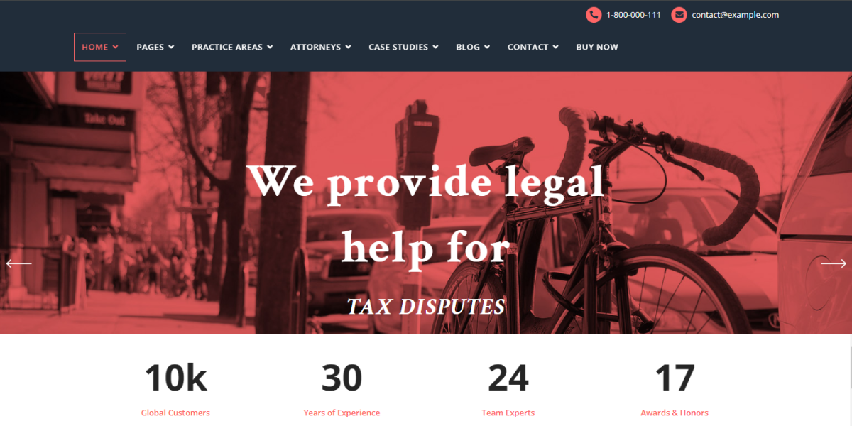 custom law firm website design