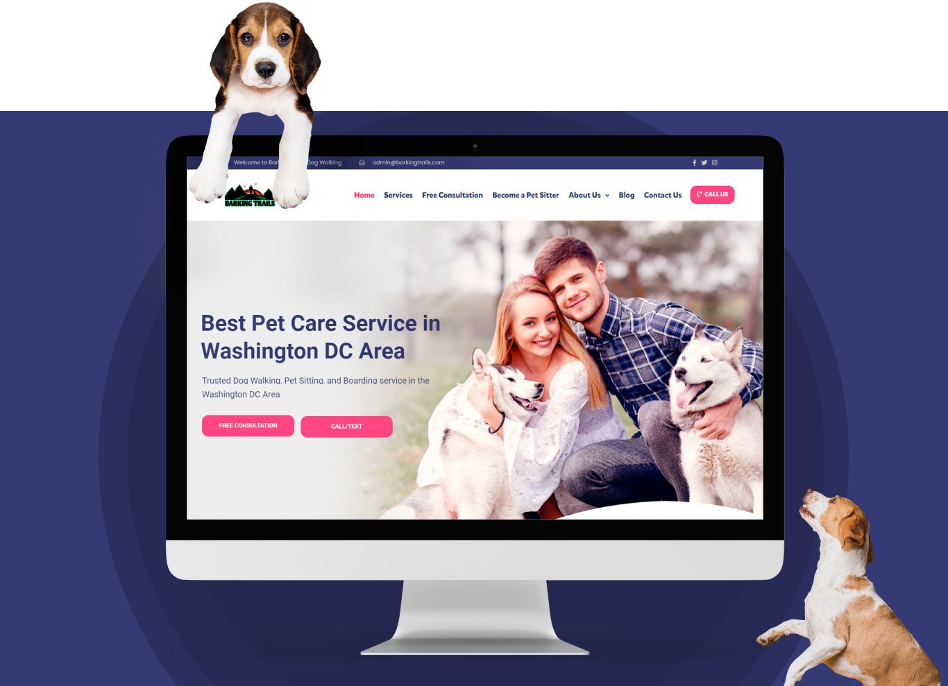 Barking Trails Home Page