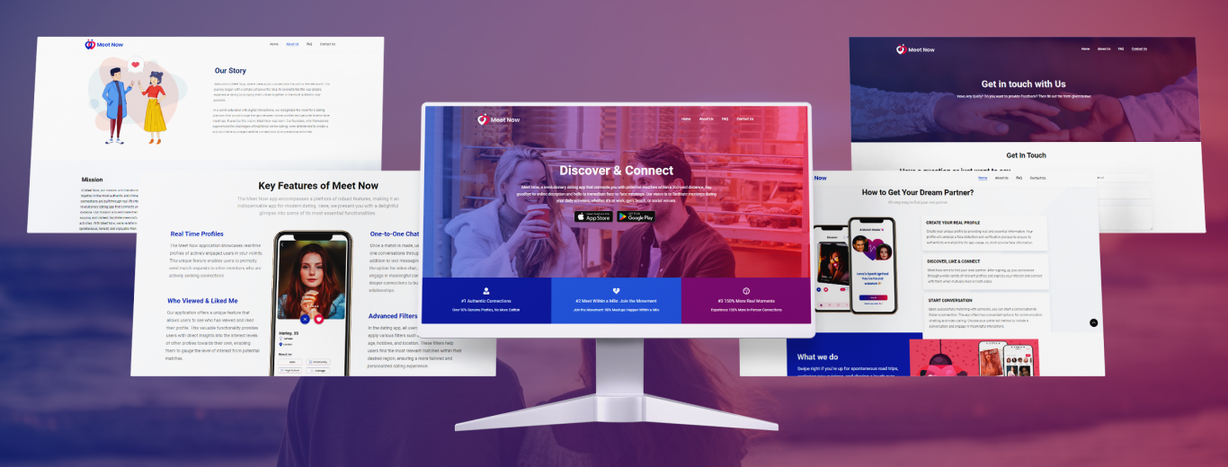 Dating Website Design