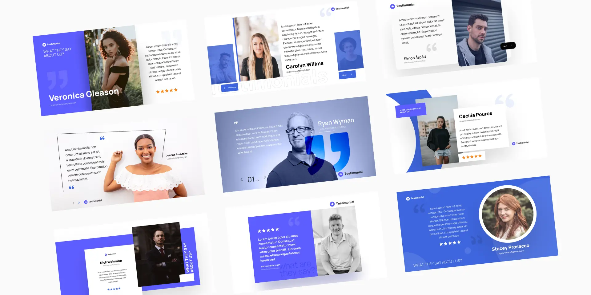 Testimonials on Author Website