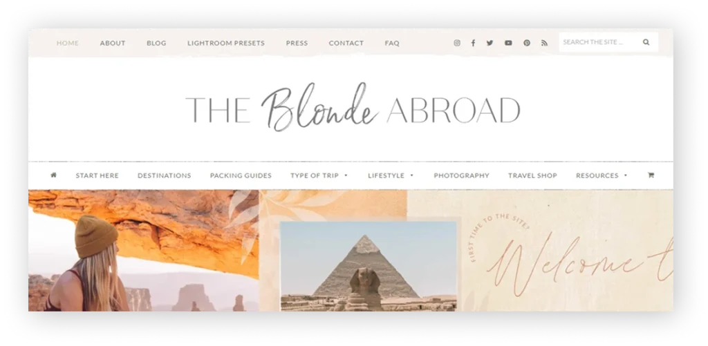 The Blonde Abroad