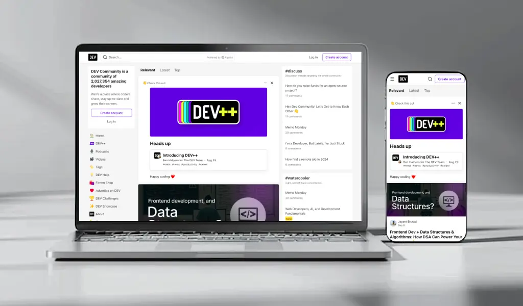 Dev.to Responsive Design