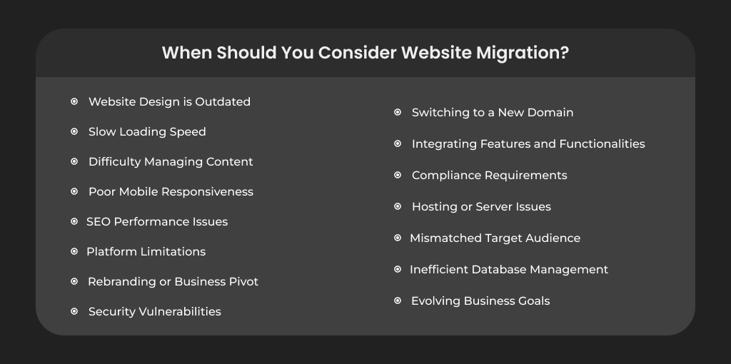 15 Clear Signs It’s Time for Website Migration