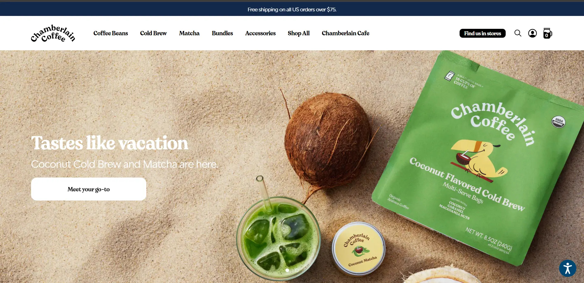 Big Brands Using Shopify - Chamberlain Coffee