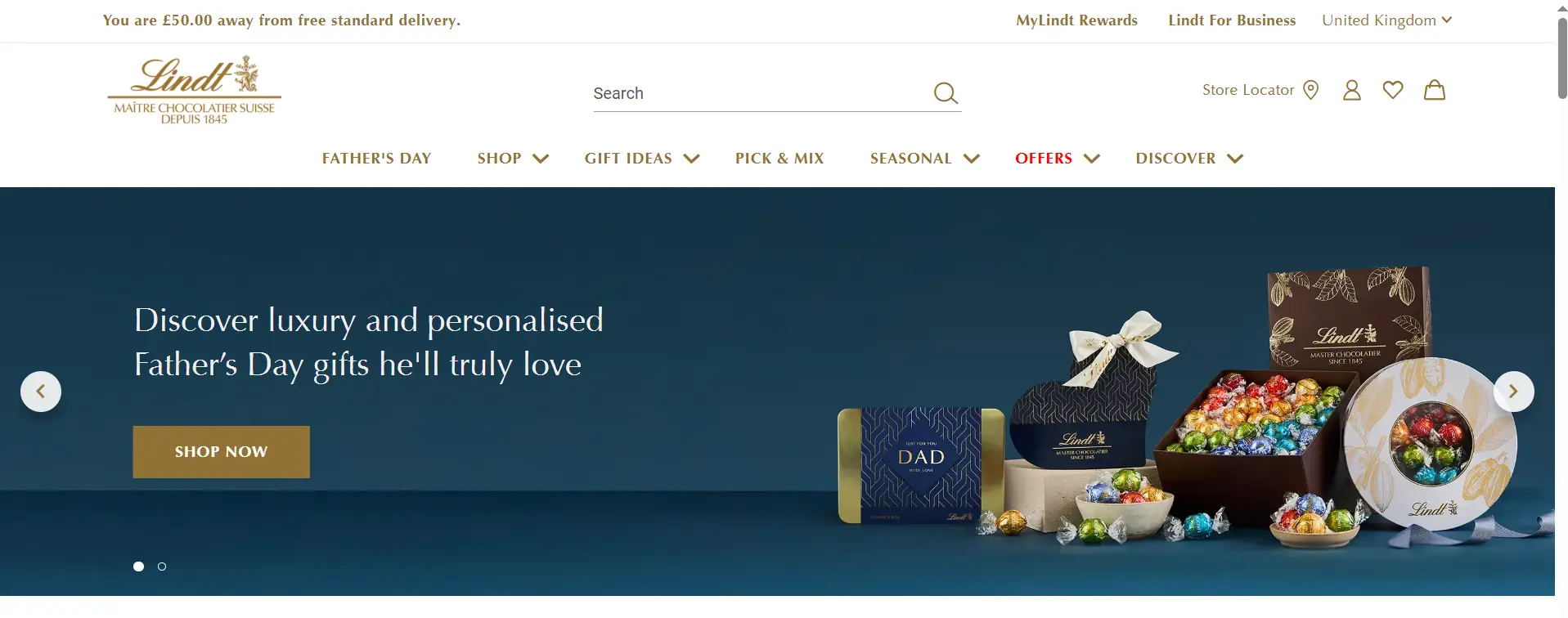 Big Brands Using Shopify - Lindt