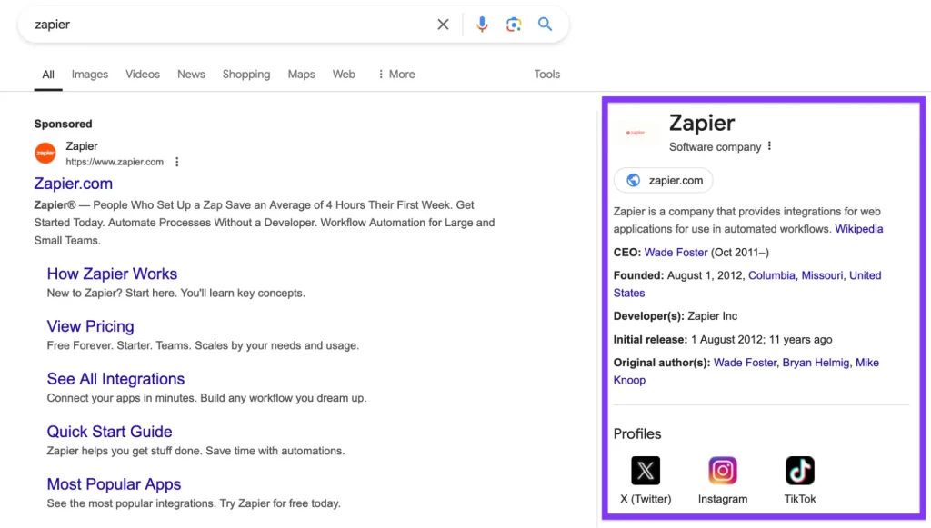 Google’s Knowledge Panel