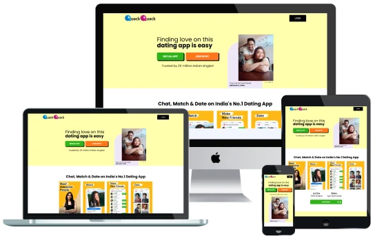 dating website design