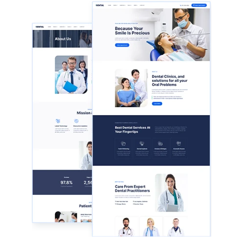 dental website design and development