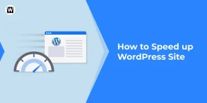 how to speed up wordpress site