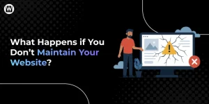 risks of not maintaining website
