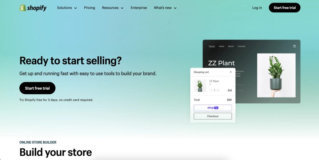 Shopify - eCommerce Website Builder