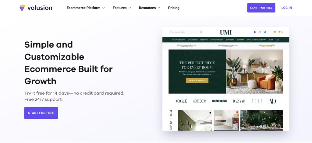 Volusion - eCommerce Website Builder
