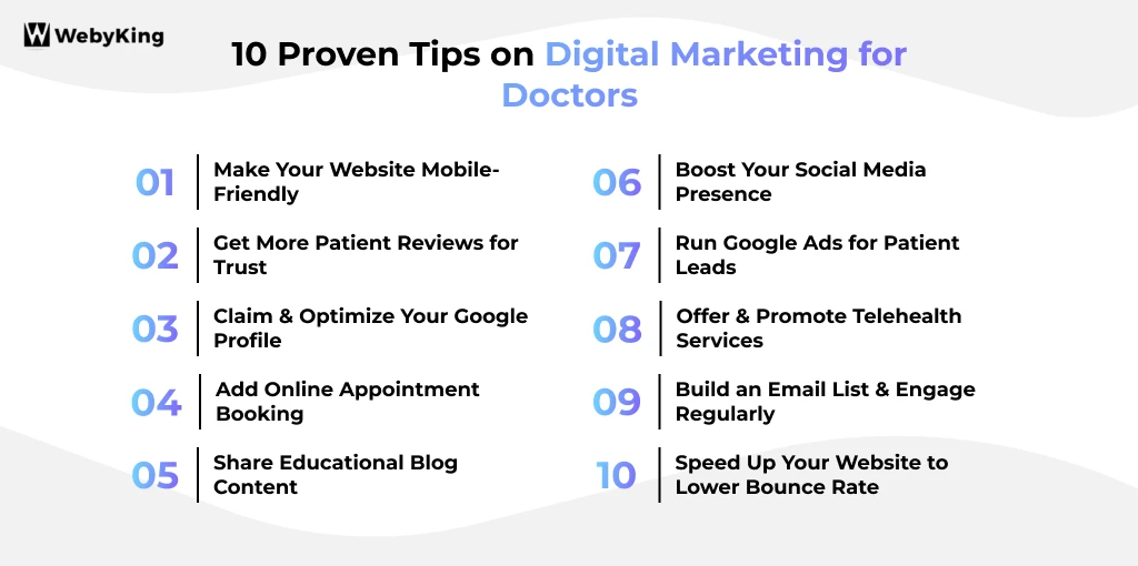 10 Proven Tips on Digital Marketing for Doctors