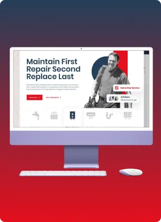 HVAC Maintenance Company Website