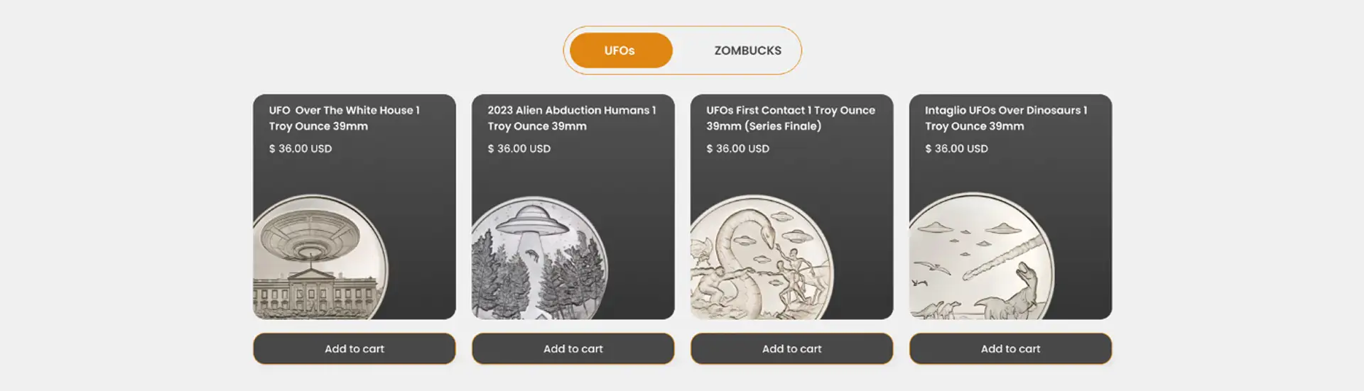 Intaglio UFO Series Collectibles