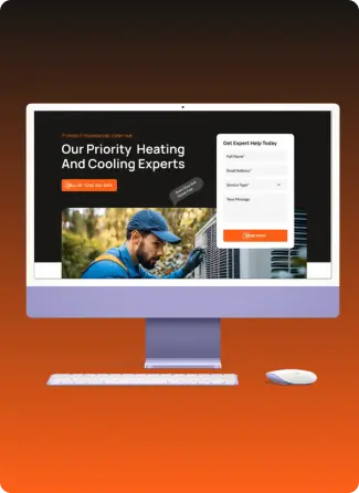 Residential HVAC Contractor Website Redesign