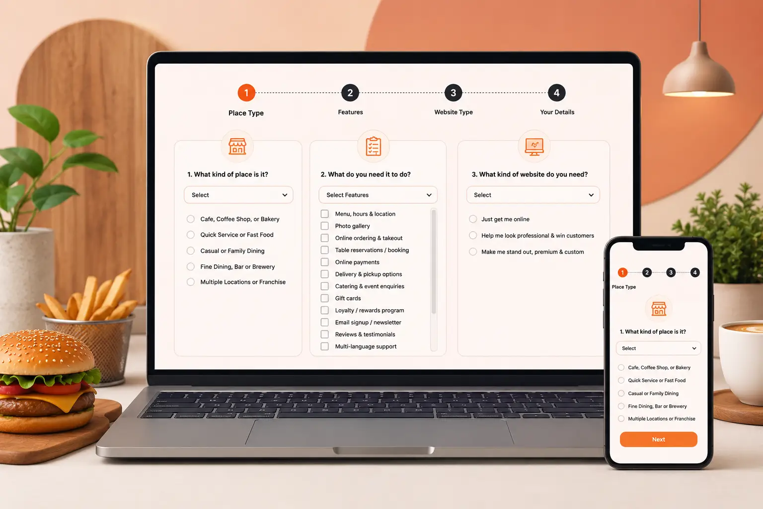 Restaurant Website Cost Calculator